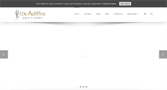 Desktop Screenshot of mcauliffescraftshop.com